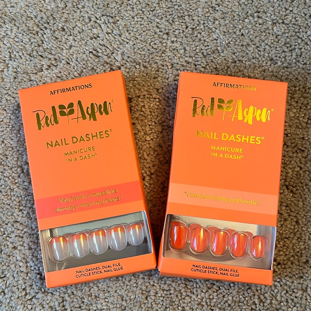 New unopened Red Aspen nails